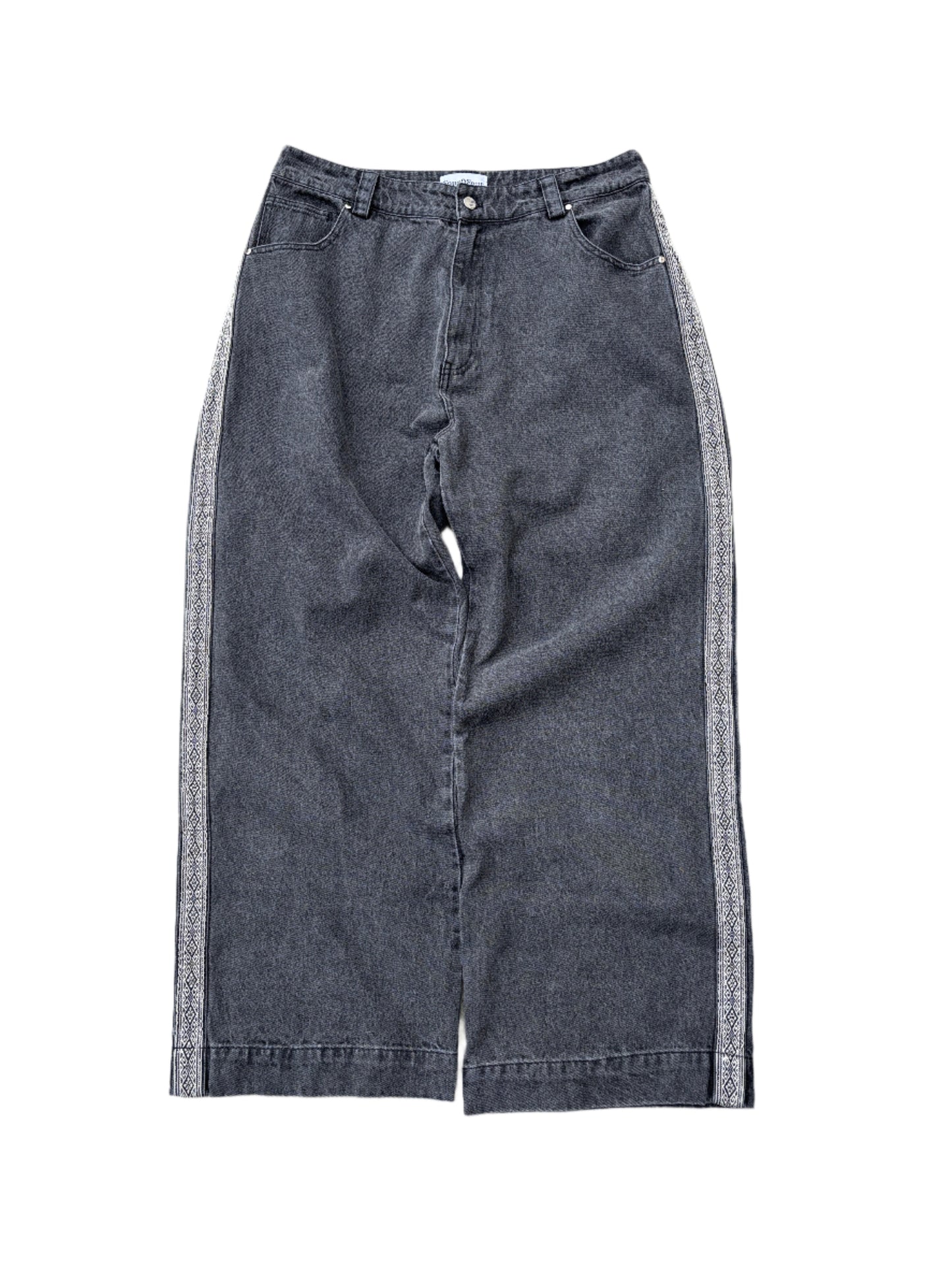White Aztek Pants