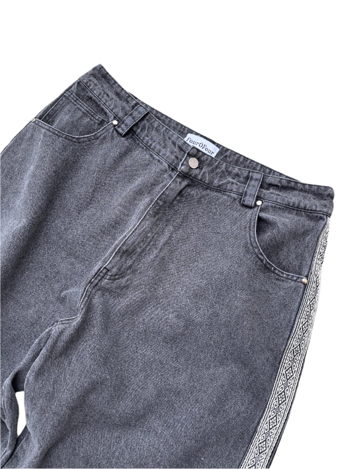 White Aztek Pants