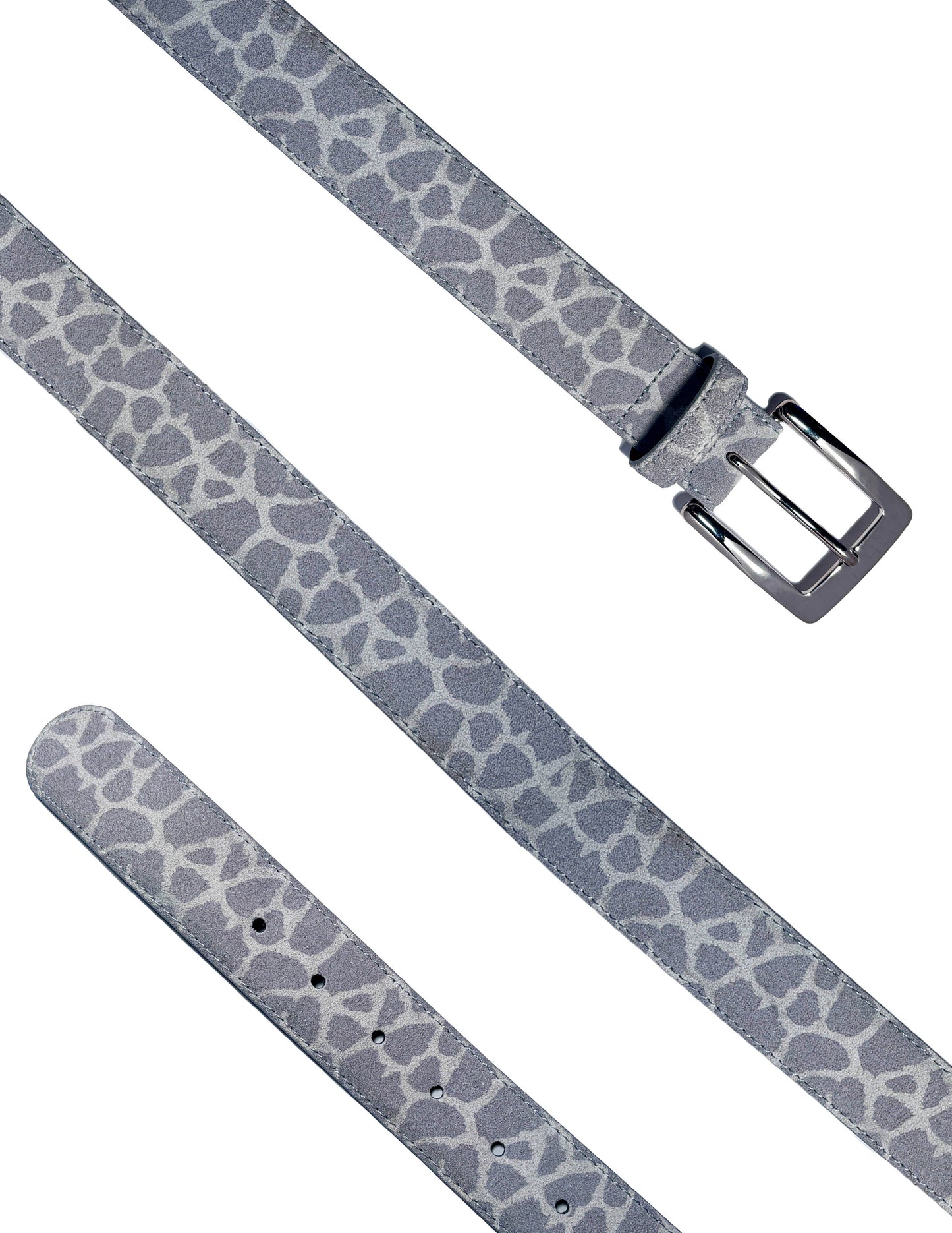 Brown Giraffe Print Belt