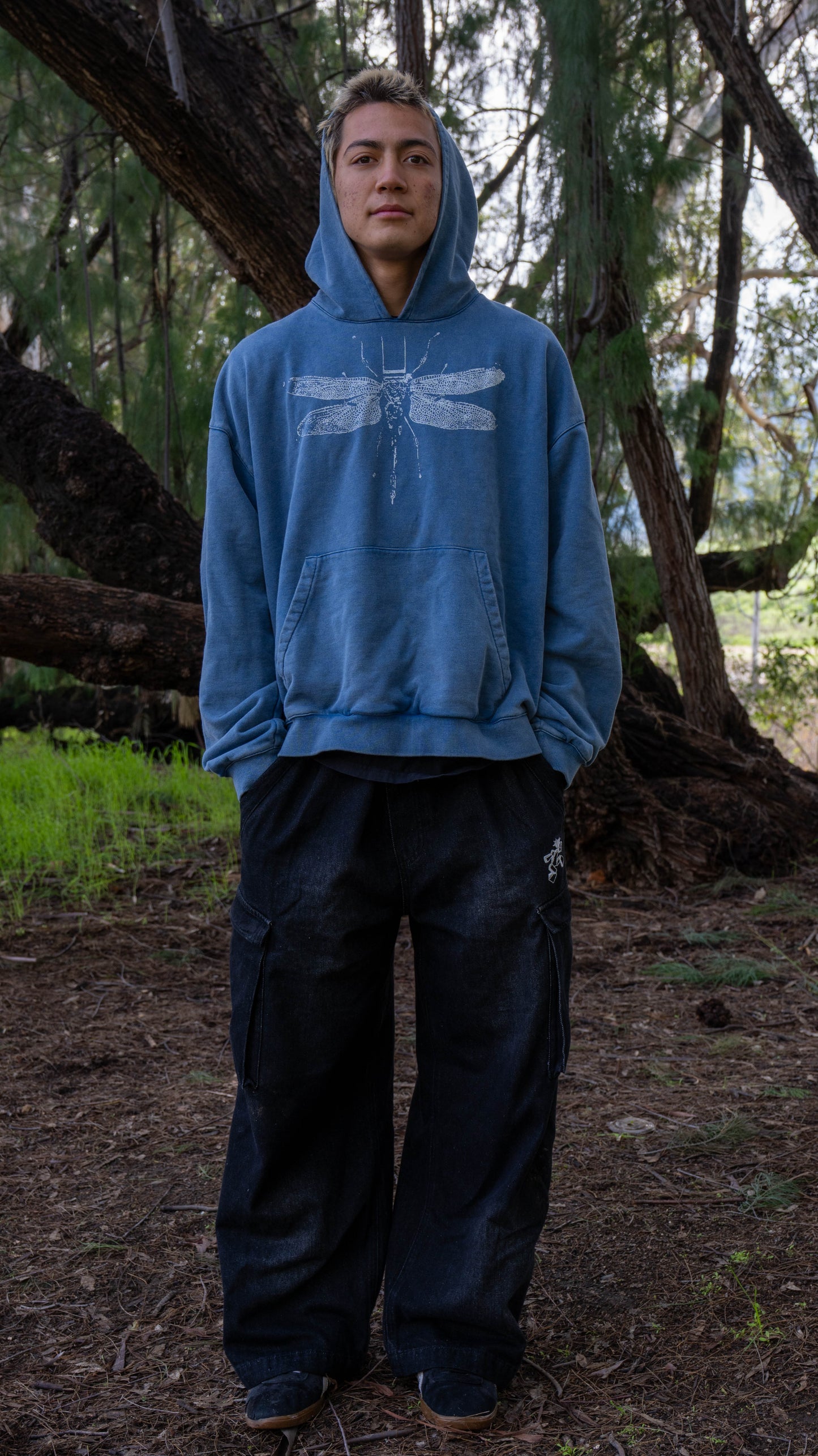 Blue Dragonfly Hoodie