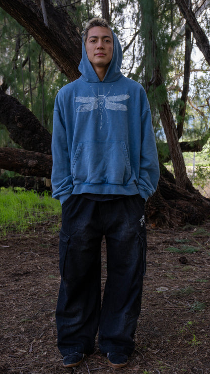 Blue Dragonfly Hoodie