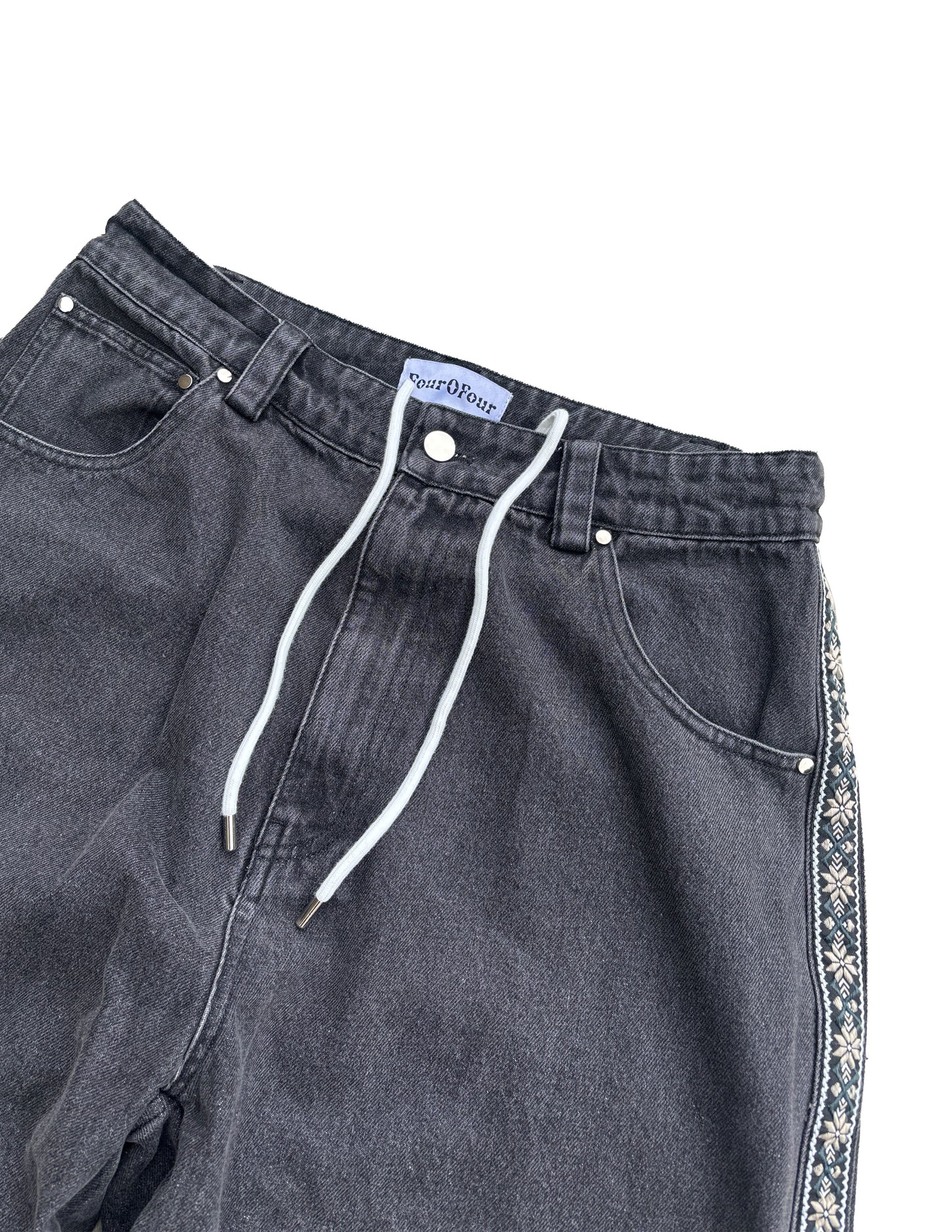 Blue Aztek Jorts