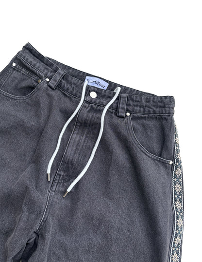 Blue Aztek Jorts