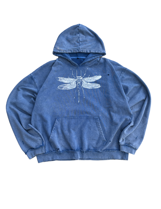 Blue Dragonfly Hoodie