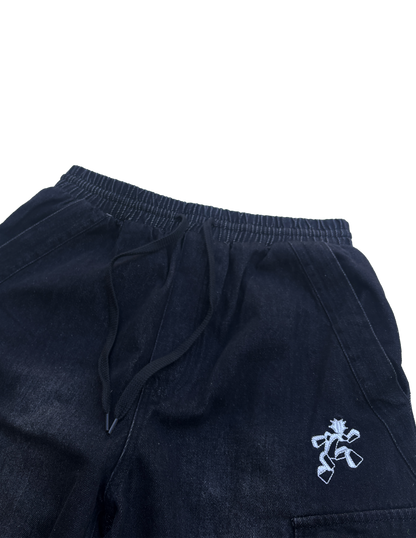 Drawstring Cargo Jorts