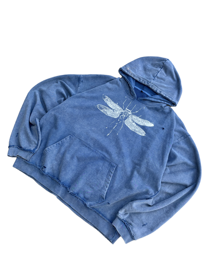 Blue Dragonfly Hoodie